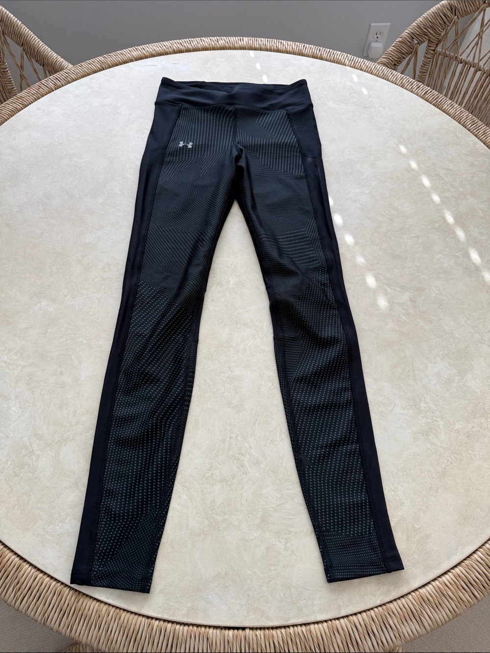 Under Armour Black Women's Compression Leggings with Perforated Panels